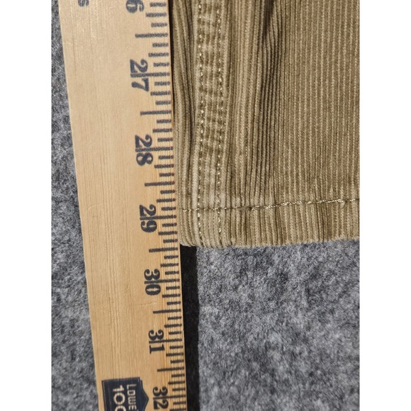 Levi's 502 Mens Regular Taper Corduroy Pants Khaki W33 L32 - Picture 5 of 8